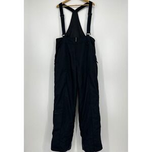 Head Skiwear Mens XL Black Insulated Ski Snowboard Bib Overalls Vtg